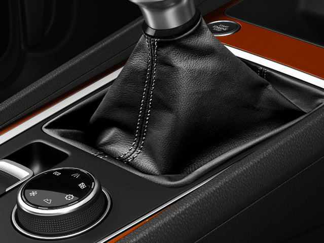 Samoa Orange centre console trim without kessy (right-hand drive)